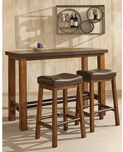 MISC Brown 24 inch Backless Bar Stools (Set 2) Black Casual Transitional Pine Polyurethane Wood Lacquer Finish Footrest Padded Seat Solid