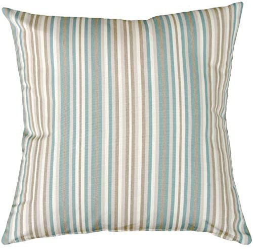 Mist 20x20 Outdoor Pillow Blue Modern Contemporary Removable