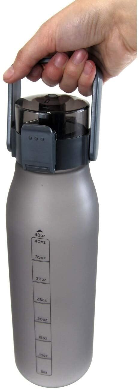 48oz Push-Button Water Bottle w/ Carry Handle
