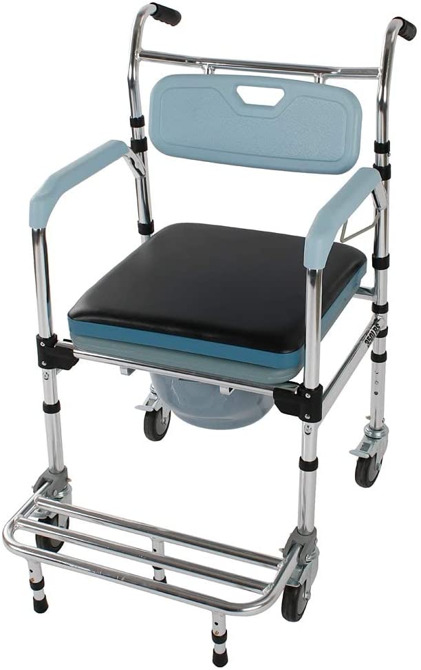 Disabled Pregnant Women Chair Blue Traditional Plastic