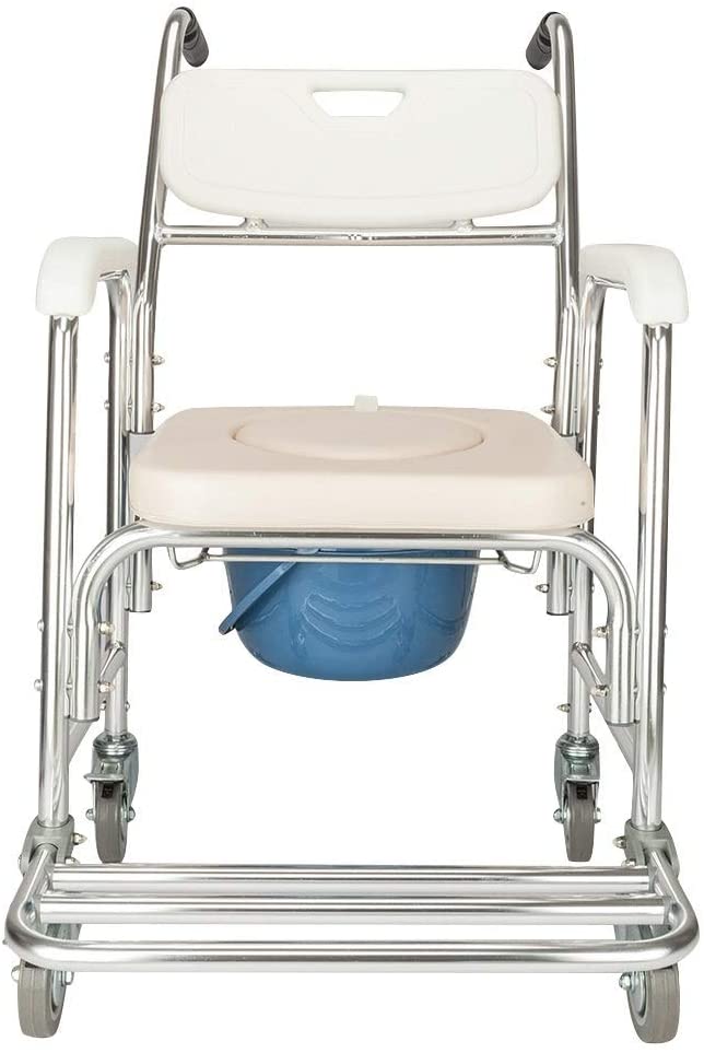 Disabled Pregnant Women Chair Bath Grey Traditional Plastic Steel - Diamond Home USA