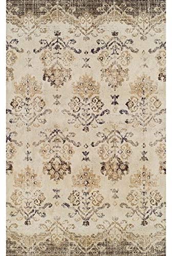 Brown/Ivory Area Rug (3'3"x5'3") Brown Ombre Tribal Global