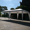 19 6 Foot Outdoor Pop Up Canopy Camping Waterproof Folding Tent White Includes Carry Bag