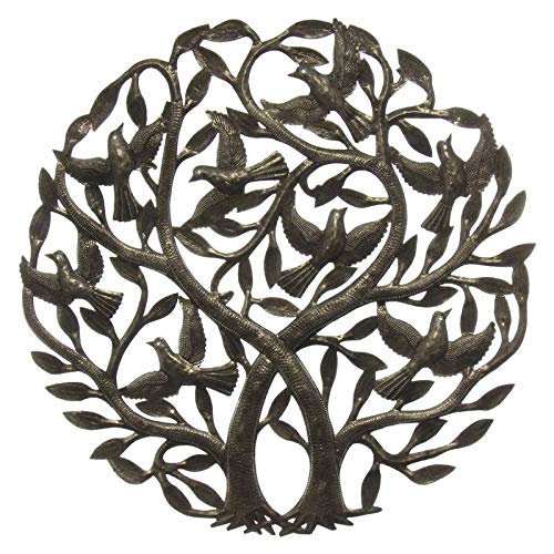 Metal Double Tree Life Decor Hanging Spiritual Art