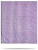 Gingham Light Lilac/Light Lilac 30"x36" Baby Blanket Plaid Neutral Basic Acrylic