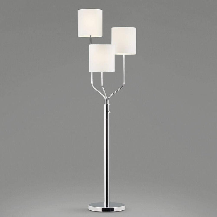 68 Inch High 3 Light Floor Lamp Silver Modern ontemporary