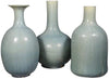 MISC Vintage Globular Vase 17 Inch Tall Antique Green Ceramic