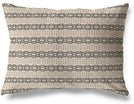 Lumbar Pillow by Accent Tan 12x16 Southwestern Geometric Cotton One Removable Cover