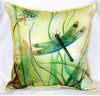 Dragonfly 22x22 Throw Pillow Color Graphic Modern Contemporary Polyester One