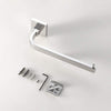 Unknown1 Bright Polishing Square Base Towel Hook Bars Silver Rack Metal Stainless Steel Finish