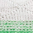 MISC Pepper Hand Woven Braided Area Rug 4' X 6' Green Graphic Kids Tween Acrylic Polyester Synthetic Latex Free Handmade