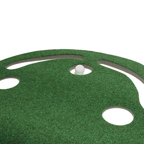 3' x 9' Golf Putting Green Par 3 Golfing Mat Practice Surface Putters Clubs Sport Ball Activity Stroke Lifelike Durable Equipment Plastic