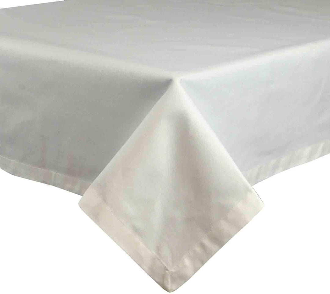 Restaurant Tablecloth 60 X 102 White Solid Rectangle