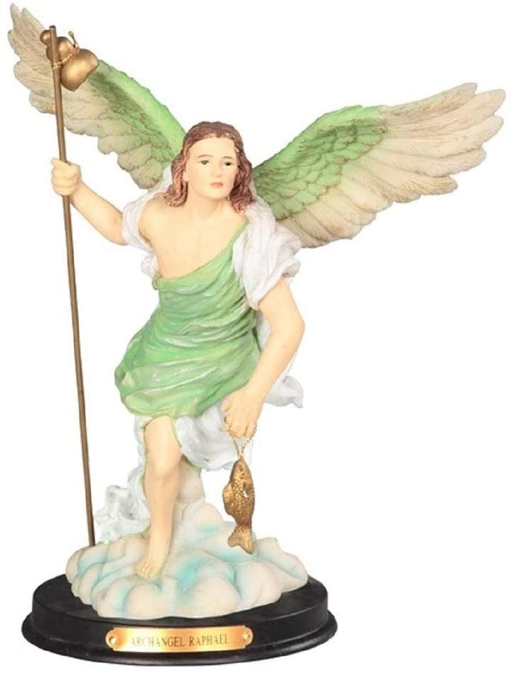 10" h Statue Angel Healing Holy Figurine Religious