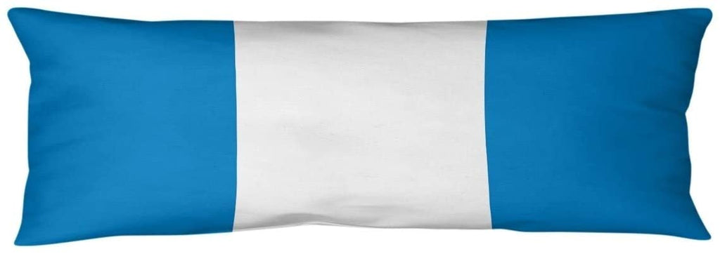 Los Angeles La Power Football Stripes Body Pillow (W/rmv Insert) Blue Graphic Modern Contemporary Fleece Microfiber Single Removable Cover
