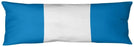Los Angeles La Power Football Stripes Body Pillow (W/rmv Insert) Blue Graphic Modern Contemporary Fleece Microfiber Single Removable Cover