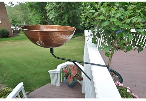 Deck Mount Planter Brown Gold