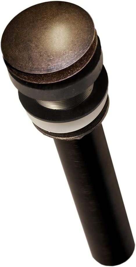 MISC Weathered Copper 1 5 inch Push Seal Dome Drain Finish