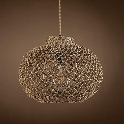 Rattan Light 13" X 16 1 Brown Bohemian Eclectic Dimmable - Diamond Home USA