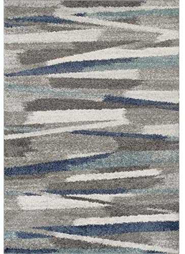Unknown1 Modern Stack Taupe Area Rug (5'1 X 7'5) 5'1