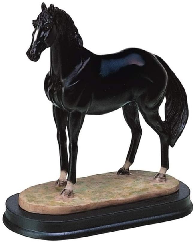 4" h Black Horse Home Decoration Figurine Animals