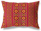 Lumbar Pillow by Pink Accent 12x16 Southwestern Geometric Cotton One Removable Cover