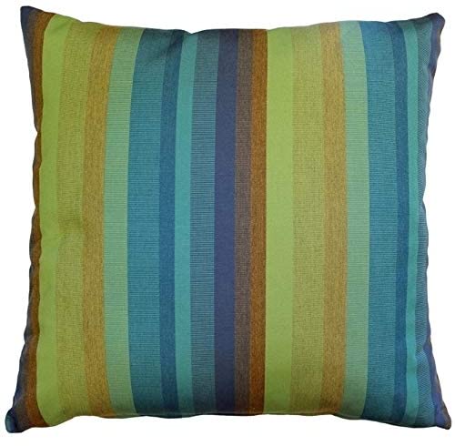 Lagoon 20x20 Outdoor Pillow Green Modern Contemporary Single