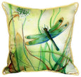 Dragonfly 22x22 Throw Pillow Color Graphic Modern Contemporary Polyester One