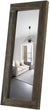Unknown1 American Farmhouse Full Length Floor Mirror Hollow Wood Distressed 58x24 Brown