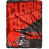 Nfl Browns Throw Blanket 60 X 80 Inches Football Themed Oversized Bedding Sports Patterned Team Logo Fan Merchandise Athletic Team Spirit Fan Dark