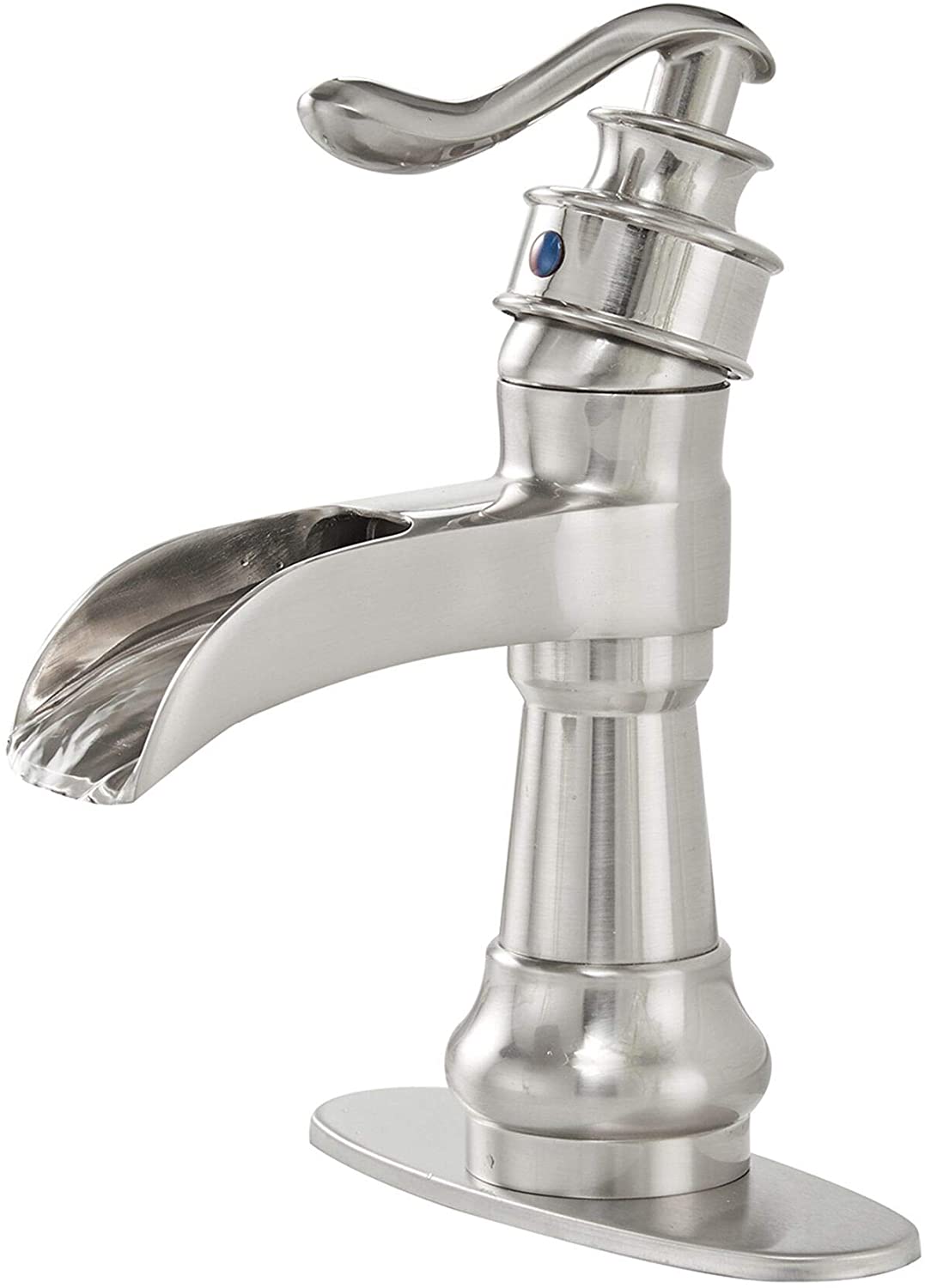 Waterfall Bathroom Sink Faucets Single Handle One Hole