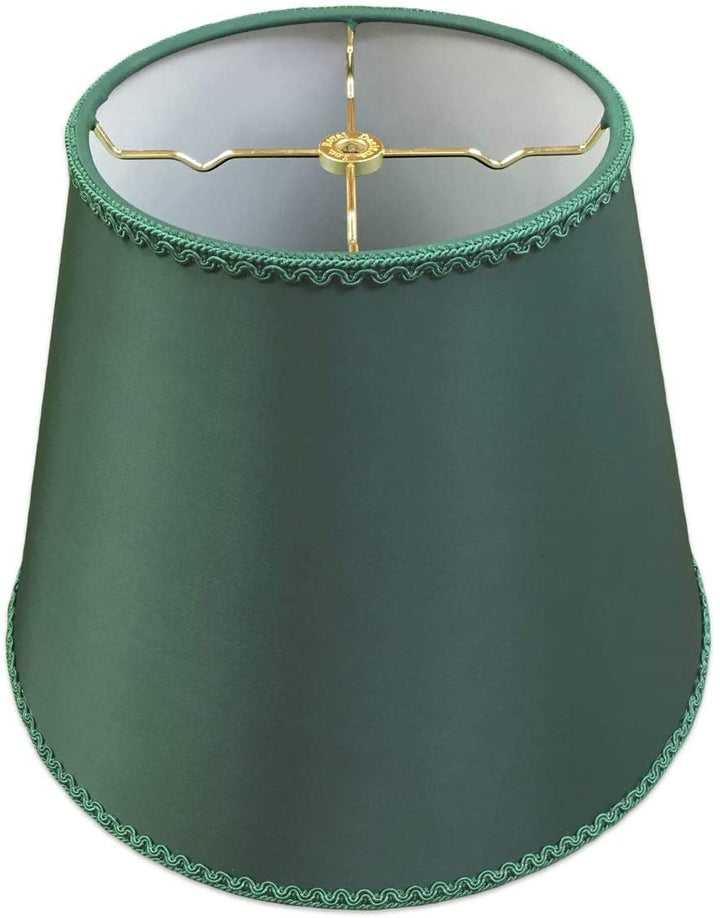 Empire Hardback Lamp Shade op Bottom rim (8x14x11) Green