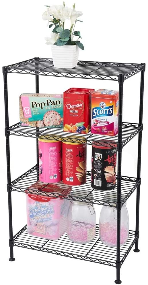 50x30xh80 cm 4 Tier Kitchen Metal Organizer Wire Storage