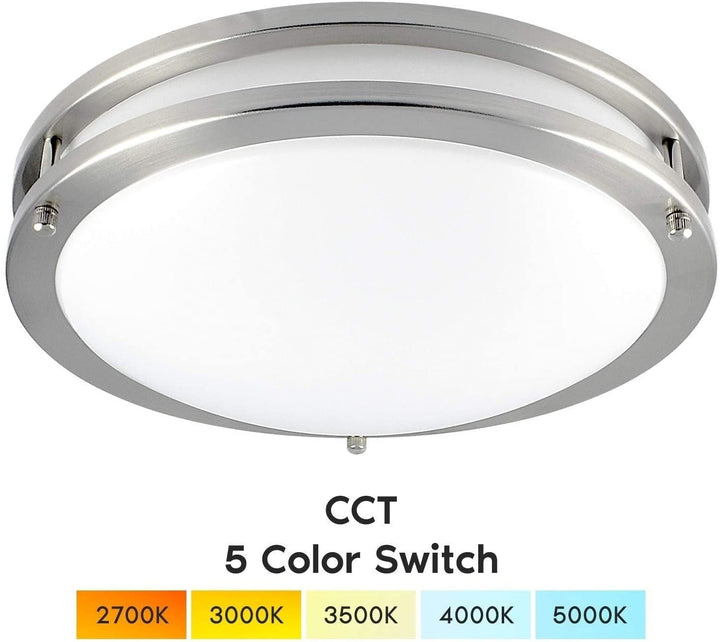 12 Inch Led Flush Mount Ceiling Light Color Temperature