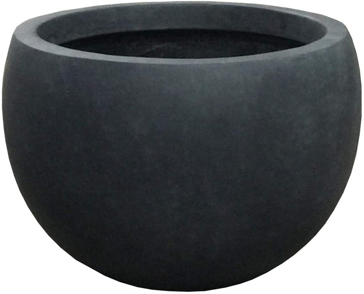 Lightweight Concrete Bowl Granite Planter Small 11 11