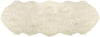 Unknown1 48" X 72" 1 5" Off White Sheepskin Area Rug 4' 6' Off/White Modern Contemporary Polyester Latex Free