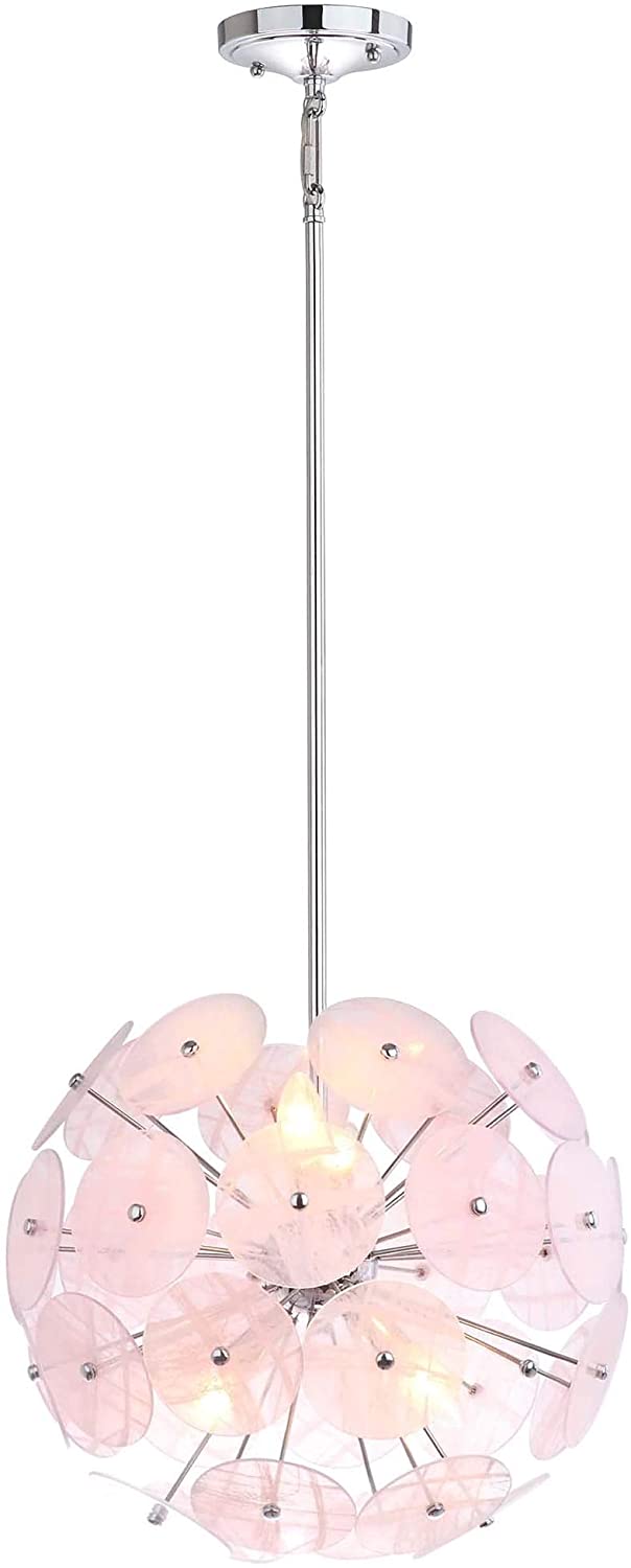 Lighting 4 Light Montana/Pink 16 5" X 18 48" Clear Glam