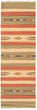 Unknown1 Flat Weave Bold Colorful Copper Ivory Wool 2'0 X 6'8 Red Stripe Patterned Southwestern Transitional Rectangle Cotton Latex Free Handmade Made