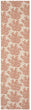 2'3 x 8' Orange Tan Coral Pattern Runner Rug Rectangle Beige Beach Theme Runner Rug Geometric Floral Reef Patterned Floor Cover Coastal Nautical