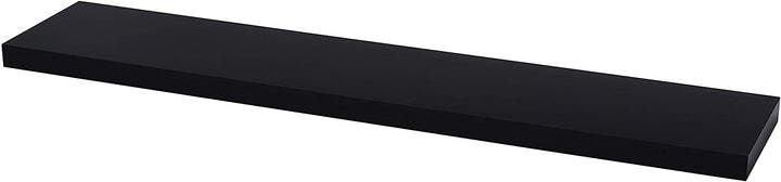 Black High Gloss Wood 9 25 inches X 46 5 inches 1 5 inches