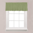 MISC Valance Sage Green Solid Farmhouse 100% Polyester