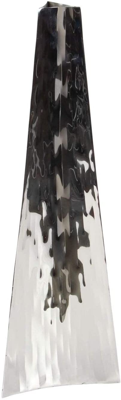 Large Stainless Steel Vase Black Modern Contemporary