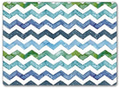 UKN Chevron Hardboard Placemat Set 2 Color Casual Country Rectangle