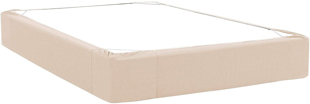 Sand Twin Boxspring Cover Solid Color Modern Contemporary Polyester