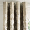 84 inch Single Curtain Panel 84" L X 52" W Beige Solid Bohemian Eclectic Modern Contemporary Rayon