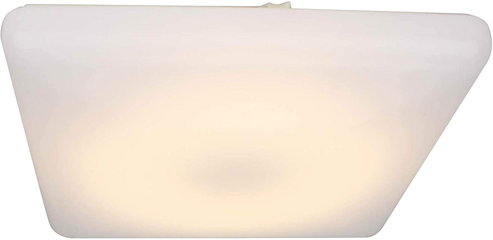 Led Flush Mount Ceiling Light White Mid Century Modern Acrylic Iron Dimmable Energy Efficient