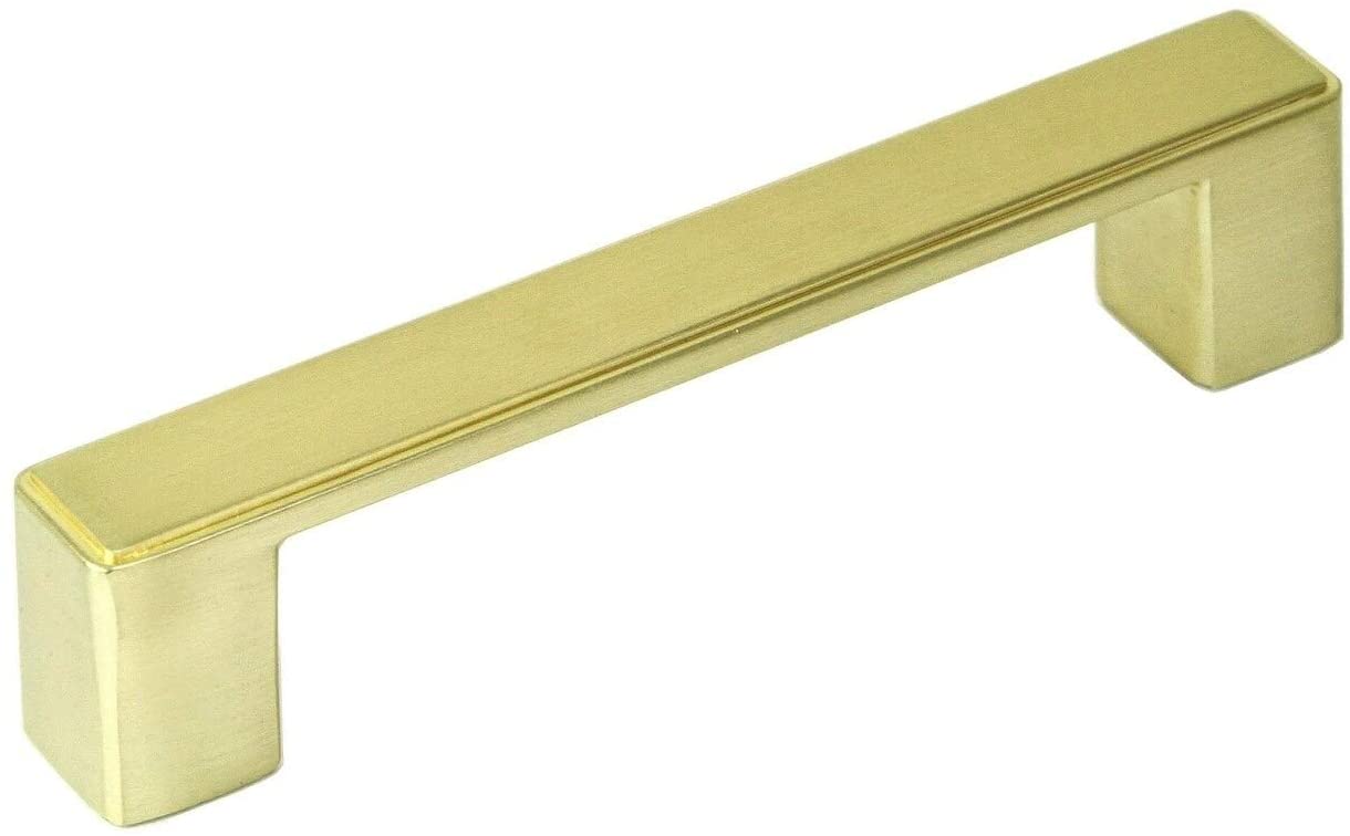 MISC Contemporary 4 5 inch Champagne Gold Finish Square Cabinet Bar Pull Handle (Case 5) Zinc