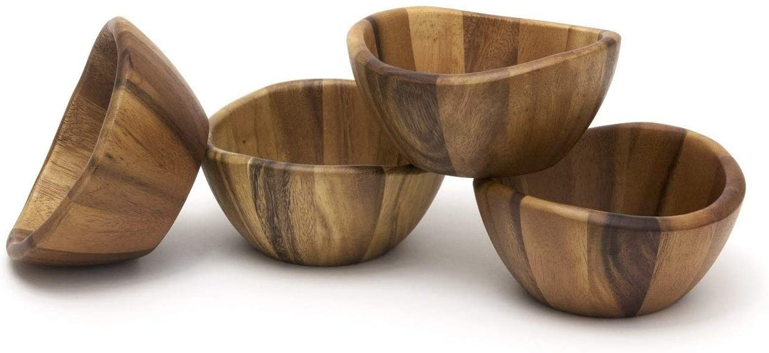 Acacia Salad Bowl Set 4