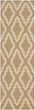 Unknown1 Hand Woven 'Faller' Tan Wool Area Rug 2'6" X 8' Runner Brown Geometric Transitional Rectangle Latex Free Handmade