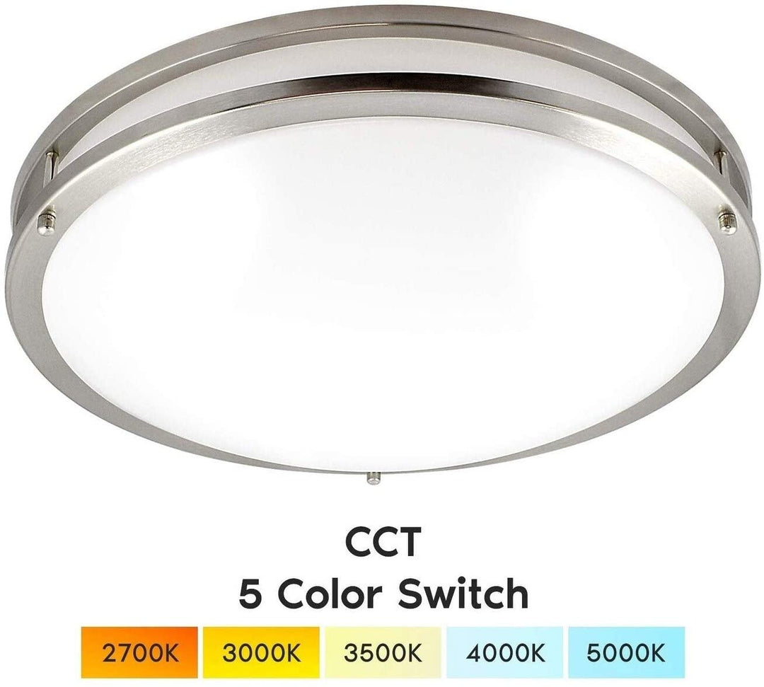 18 Inch Led Flush Mount Ceiling Light Color Temperature